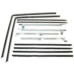 Fairchild Industries - Automotive Replacement Parts; Type: Belt; Channel Kit ; Application: 1966-1977 Ford Bronco Belt, Channel Kit replaces OEM# C6TZ9721450A; C6TZ97223A55A; C6TZ97223A54A; C6TZ9721509B; C6TZ9721508B; 6TZ9721452A; 6TZ9721453A - Exact Tooling