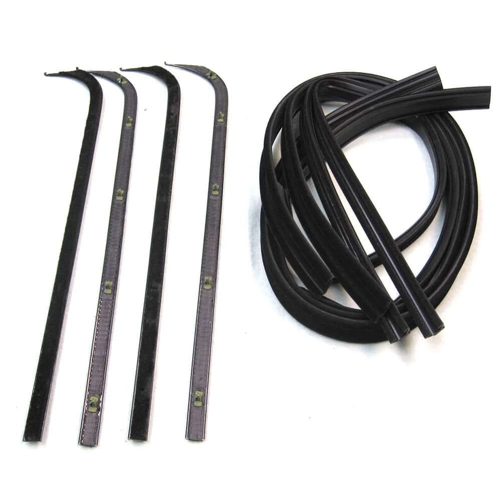 Fairchild Industries - Automotive Replacement Parts; Type: Belt Weatherstrip--Window Channel Kit ; Application: 1967-1970 Ford F-Series, Full Size Pickup Belt, Channel Kit replaces OEM# D0HZ8021508A; C7TZ8121546A; C7TZ8121453A; C7TZ8121452A; C7TZ8120530B - Exact Tooling