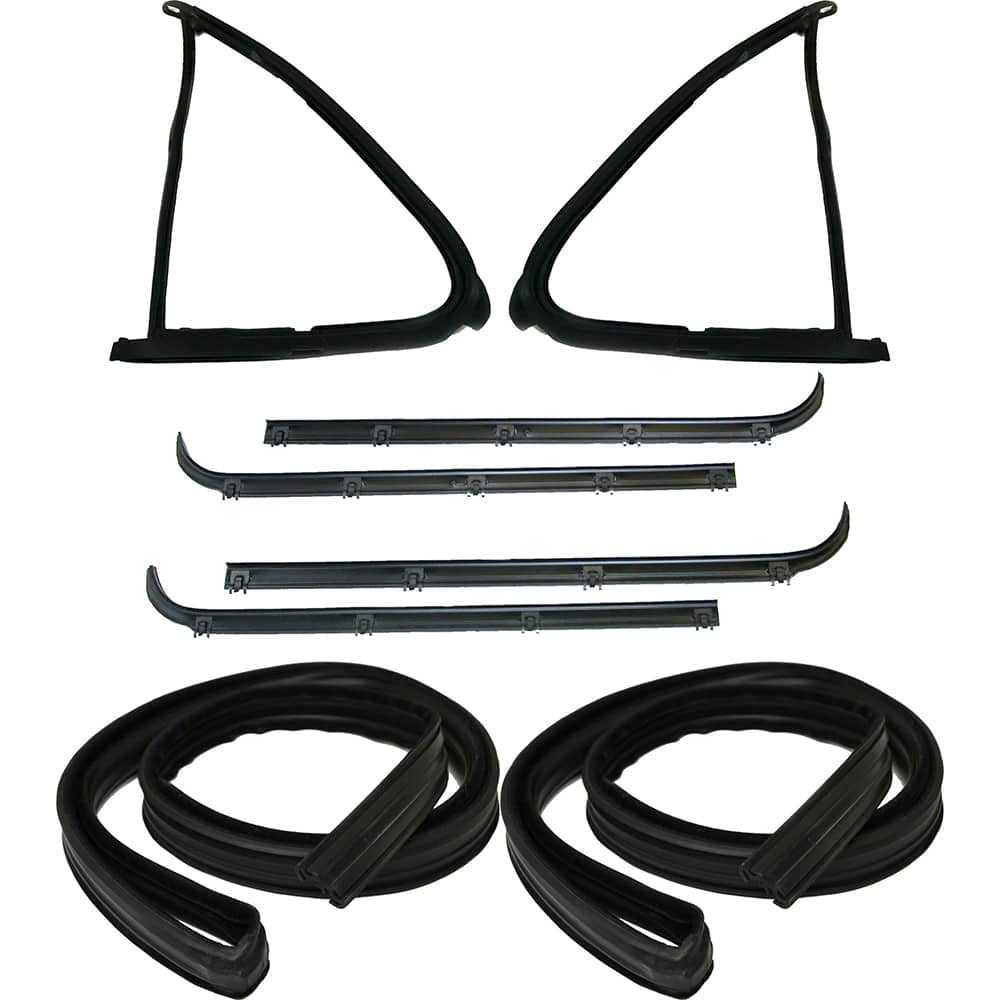 Fairchild Industries - Automotive Replacement Parts; Type: 8 pc Belt Weatherstrip; Vent Window Seal; Window Channel Kit ; Application: 1987-1991 Ford Bronco/Fullsize Truck 8 pc Belt Weatherstrip, Door Seal, Vent Window Seal,Window Channel Kit replaces OE - Exact Tooling