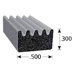 Fairchild Industries - Automotive Replacement Parts; Type: Rubber Seal ; Application: EPDM Sponge rubber seal with PSA Tape - Exact Tooling