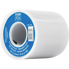 PFERD - Abrasive Cords & Tape; Product Type: Cord ; Abrasive Material: Aluminum Oxide ; Tape/Cord Width (Decimal Inch): 0.060 ; Overall Cord/Tape Length (Feet): 48 ; Grit: 150 - Exact Tooling