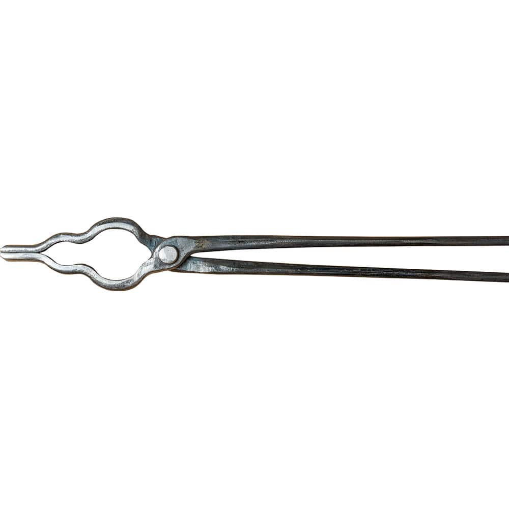 Lansing Forge, Inc. - Tongs; Type: Double Curved; Flat Jaw ; Overall Length (Inch): 42.00000 ; Material: High Carbon Steel - Exact Tooling