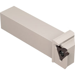Kyocera - Indexable Grooving Toolholders; Internal or External: External ; Toolholder Type: NonFace Grooving ; Hand of Holder: Left Hand ; Maximum Depth of Cut (mm): 4.00 ; Minimum Groove Width (mm): 0.33 ; Maximum Groove Width (mm): 3.00 - Exact Tooling