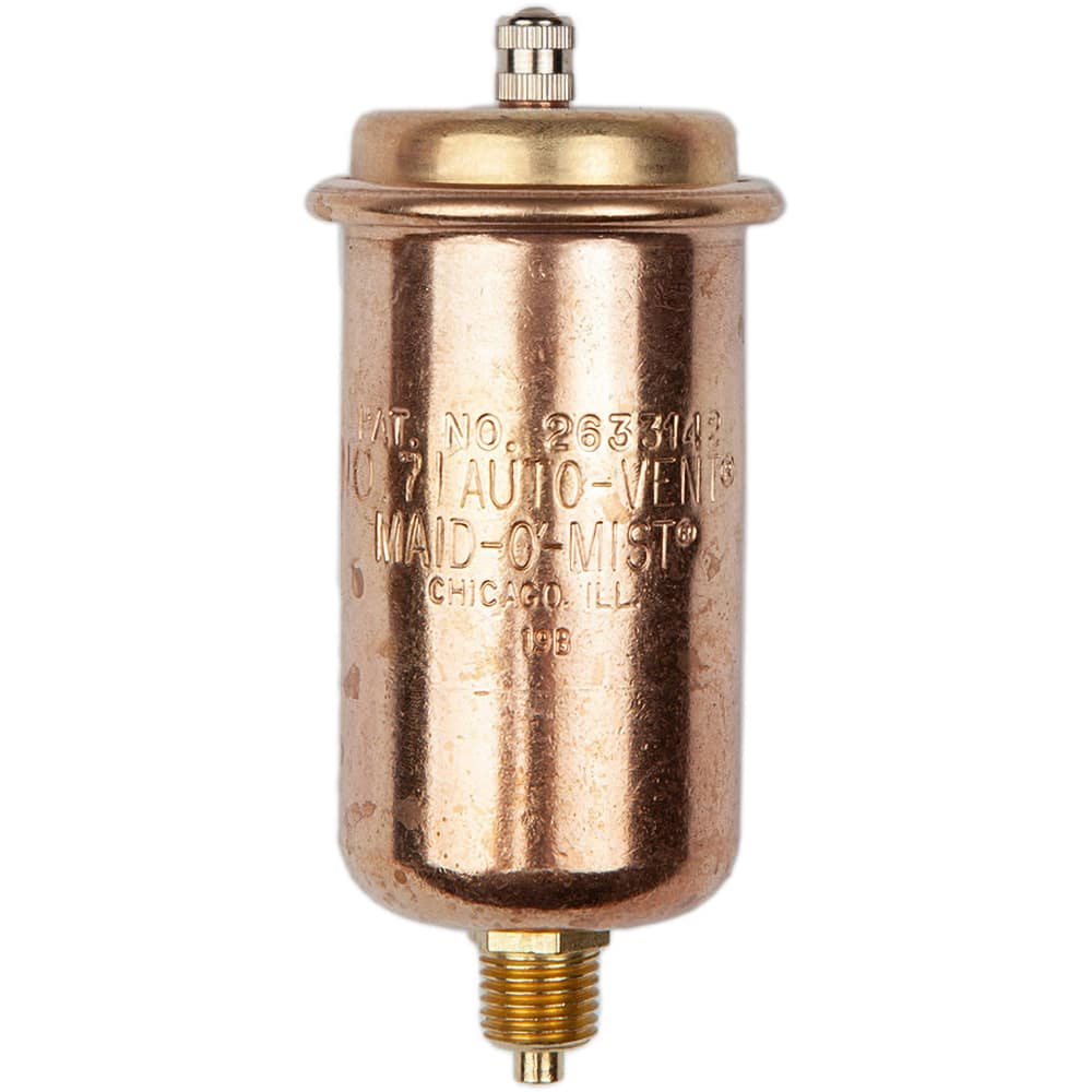 MaidOMist - Air Vents; Pipe Size: 1/4 (Inch); End Connections: MIP ; Maximum Working Pressure (psi): 75.000 - Exact Tooling