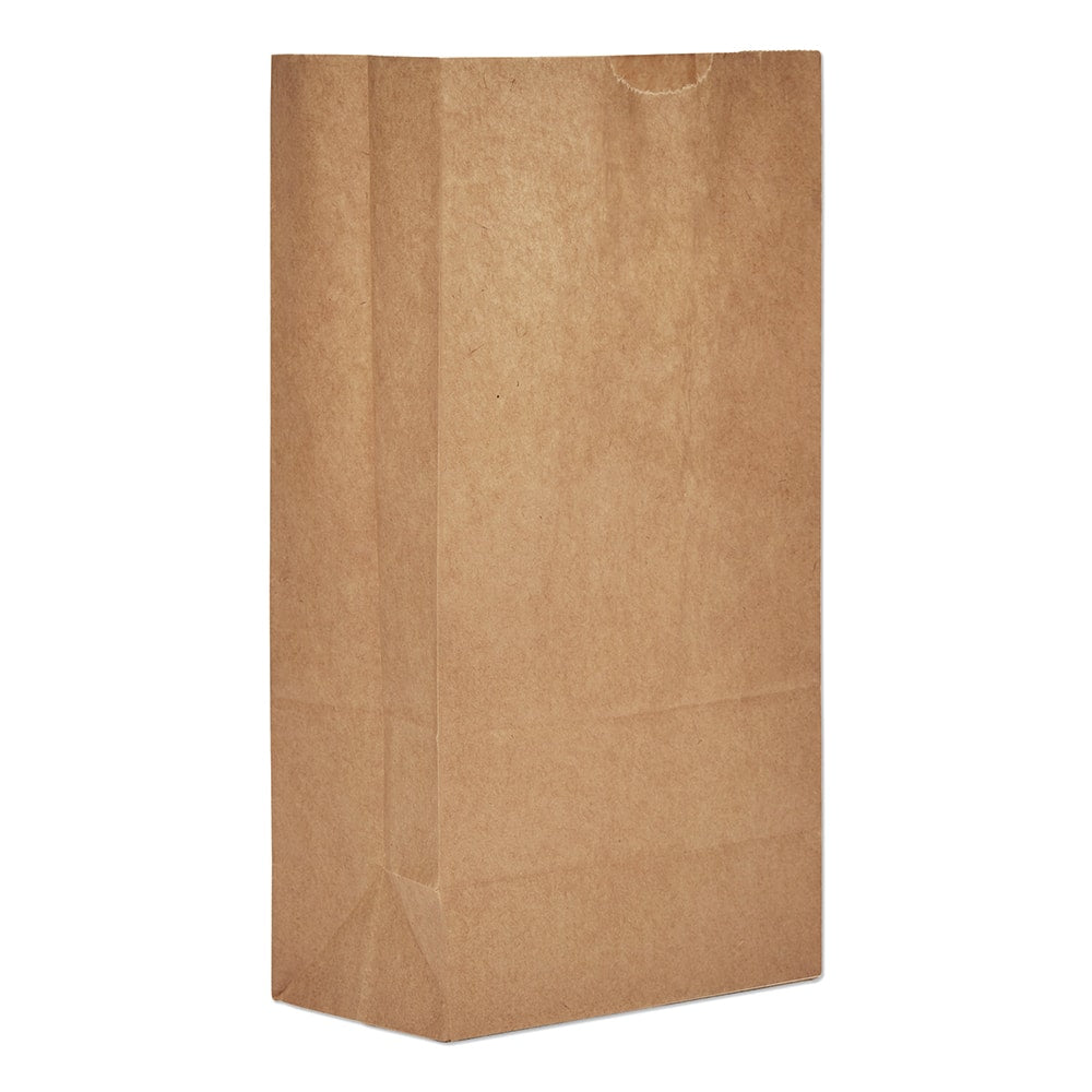 GEN - Paper Bags; Type: Grocery Bag ; Color: Kraft ; Size: 5-1/4 x 3-7/16 x 10-15/16 ; Material: Paper - Exact Tooling