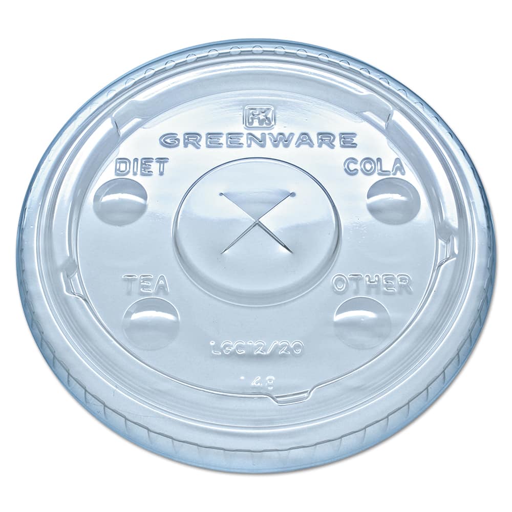 Fabri-Kal - Paper & Plastic Cups, Plates, Bowls & Utensils; Breakroom Accessory Type: Cold Cup Lid ; Breakroom Accessory Description: Cup Lids-Cold Cup ; Color: Clear - Exact Tooling
