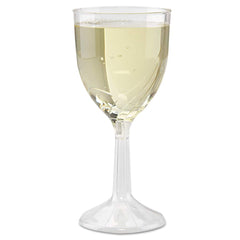 WNA - Paper & Plastic Cups, Plates, Bowls & Utensils; Breakroom Accessory Type: Plastic Cold Cups ; Breakroom Accessory Description: Cups-Plastic Barware; Wine ; Color: Clear - Exact Tooling