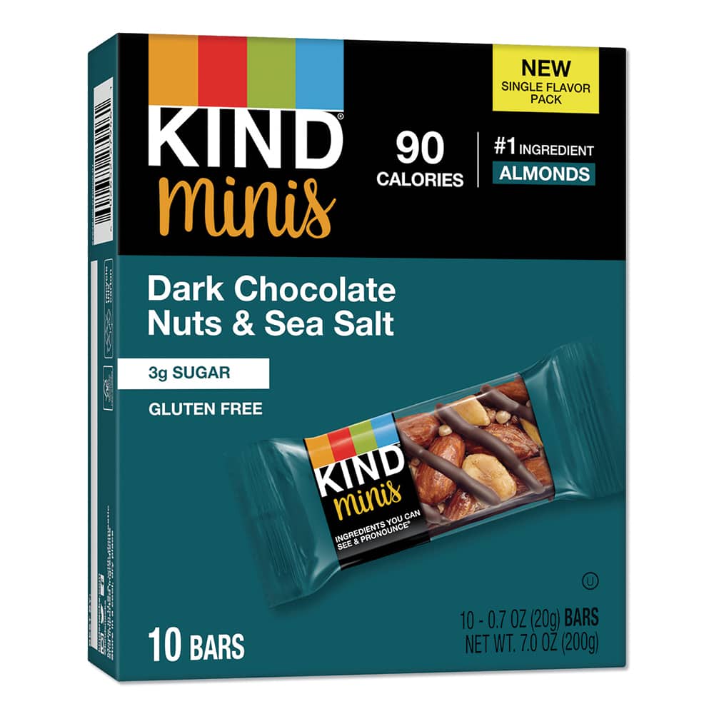 KIND - Snacks, Cookies, Candy & Gum; Breakroom Accessory Type: Nutrition Bar ; Breakroom Accessory Description: Food-Nutrition Bar - Exact Tooling