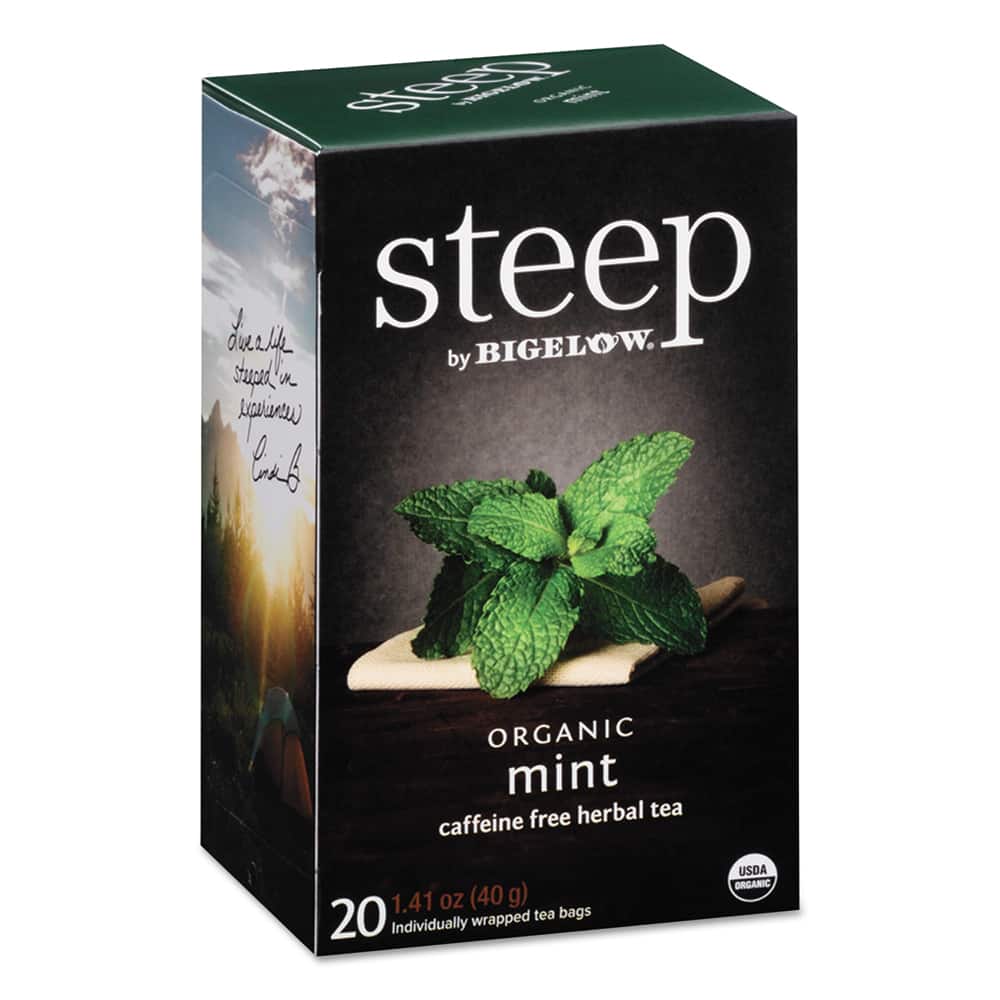 Bigelow - Coffee, Tea & Accessories; Breakroom Accessory Type: Tea Bags ; Breakroom Accessory Description: Beverages-Decaffeinated Tea Bag - Exact Tooling