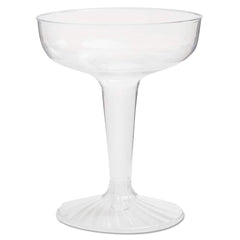 WNA - Paper & Plastic Cups, Plates, Bowls & Utensils; Breakroom Accessory Type: Plastic Cold Cups ; Breakroom Accessory Description: Cups-Plastic Barware; Champagne ; Color: Clear - Exact Tooling