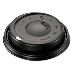 DART - Paper & Plastic Cups, Plates, Bowls & Utensils; Breakroom Accessory Type: Hot Cup Lid ; Breakroom Accessory Description: Cup Lids-Hot Cup Dome ; Color: Black - Exact Tooling