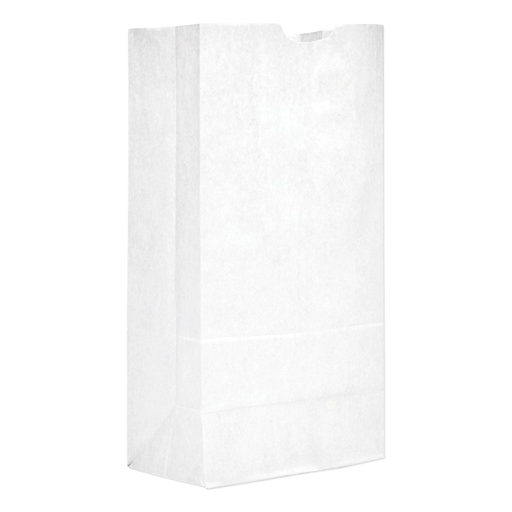 GEN - Paper Bags; Type: Grocery Bag ; Color: White ; Size: 8-1/4 x 5-15/16 x 16-1/8 ; Material: Paper - Exact Tooling