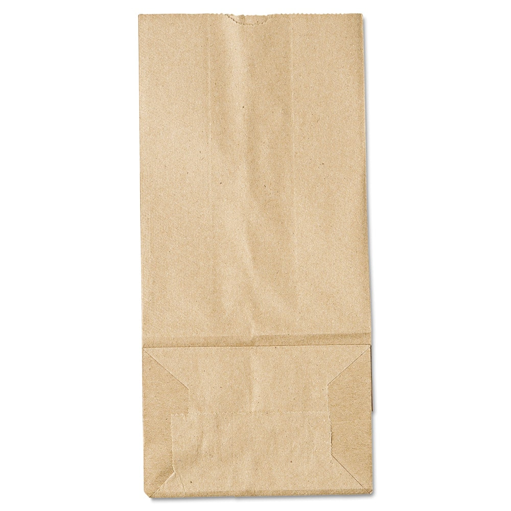 GEN - Paper Bags; Type: Grocery Bag ; Color: Kraft ; Size: 5-1/4 x 3-7/16 x 10-15/16 ; Material: Paper - Exact Tooling