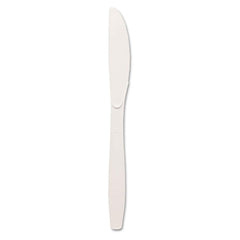 Dixie - Paper & Plastic Cups, Plates, Bowls & Utensils; Breakroom Accessory Type: Knife ; Breakroom Accessory Description: Utensils-Disposable Knife ; Color: White - Exact Tooling