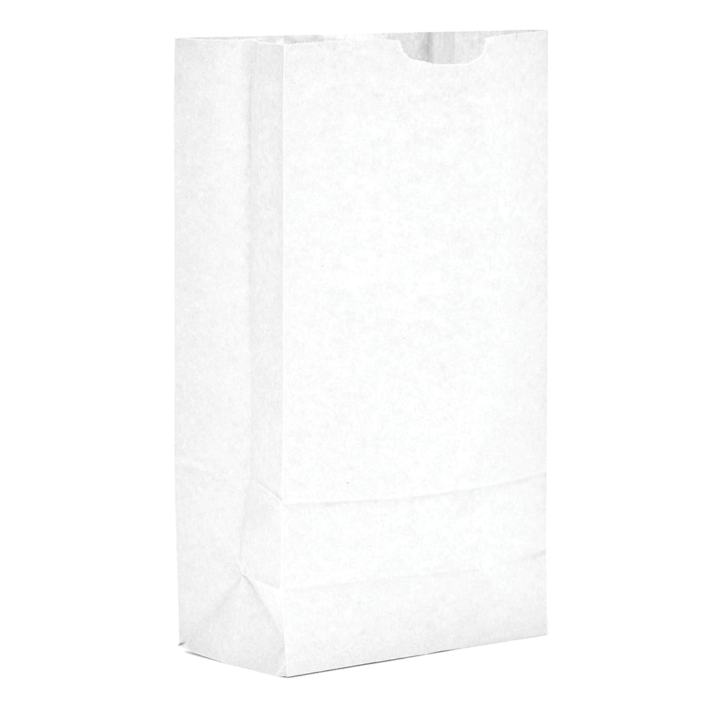 GEN - Paper Bags; Type: Grocery Bag ; Color: White ; Size: 6.31 in W x 4.19 in D x 13.38 in H ; Material: Paper - Exact Tooling