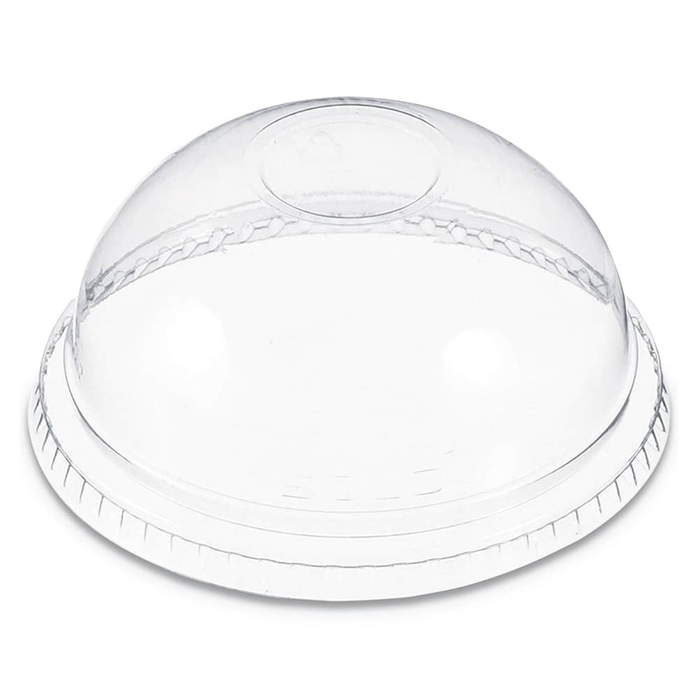 DART - Paper & Plastic Cups, Plates, Bowls & Utensils; Breakroom Accessory Type: Hot Cup Lid ; Breakroom Accessory Description: Cup Lids-Hot Cup Dome ; Color: Clear - Exact Tooling
