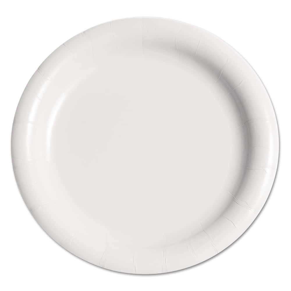 DART - Paper & Plastic Cups, Plates, Bowls & Utensils; Breakroom Accessory Type: Plates ; Breakroom Accessory Description: Dinnerware-Plate; Paper ; Color: White - Exact Tooling
