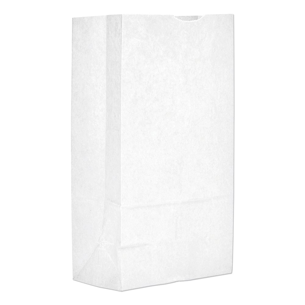 GEN - Paper Bags; Type: Grocery Bag ; Color: White ; Size: 7-1/16 x 4-1/2 x 13-3/4 ; Material: Paper - Exact Tooling