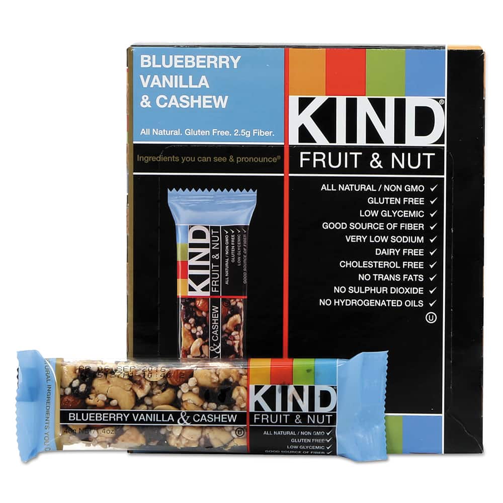 KIND - Snacks, Cookies, Candy & Gum; Breakroom Accessory Type: Nutrition Bar ; Breakroom Accessory Description: Food-Nutrition Bar - Exact Tooling