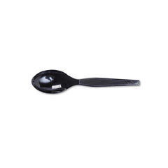 Dixie - Paper & Plastic Cups, Plates, Bowls & Utensils; Breakroom Accessory Type: Teaspoon ; Breakroom Accessory Description: Utensils-Disposable Teaspoon ; Color: Black - Exact Tooling