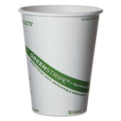 ECO PRODUCTS - Paper & Plastic Cups, Plates, Bowls & Utensils; Breakroom Accessory Type: Paper Cups ; Breakroom Accessory Description: Cups-Hot Drink; Paper ; Color: White/Green - Exact Tooling