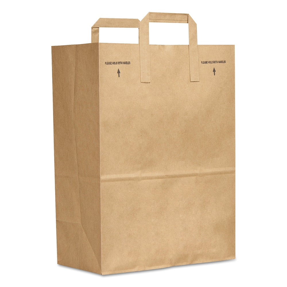 GEN - Paper Bags; Type: Grocery Bag ; Color: Kraft ; Size: 12 x 7 x 17 ; Material: Paper - Exact Tooling