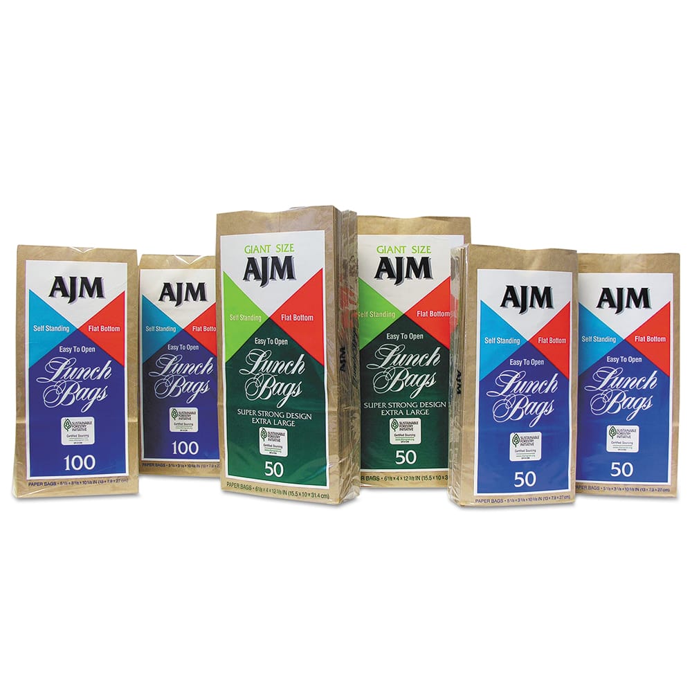 GEN - Paper Bags; Type: Lunch Bag ; Color: Kraft ; Size: 5-1/8 x 3-1/8 x 10-3/8 ; Material: Paper - Exact Tooling