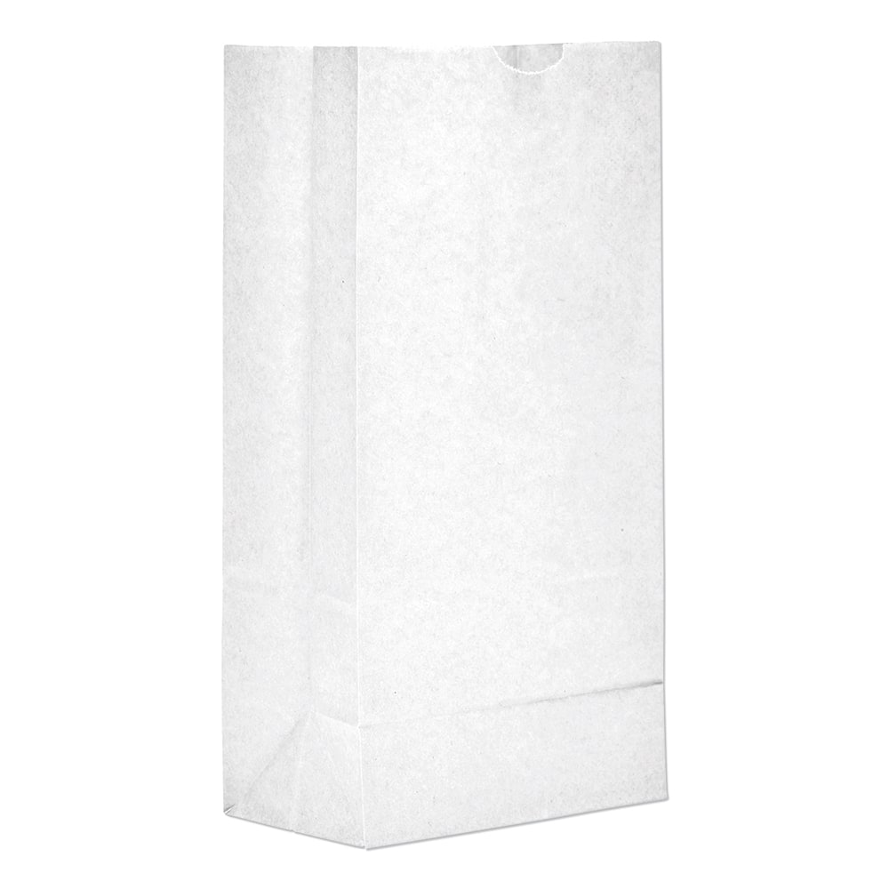 GEN - Paper Bags; Type: Grocery Bag ; Color: White ; Size: 6-1/8 x 4-11/64 x 12-7/16 ; Material: Paper - Exact Tooling
