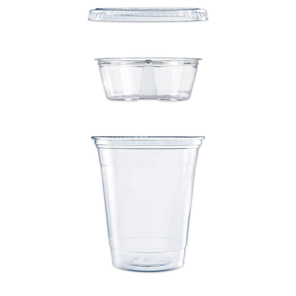 DART - Paper & Plastic Cups, Plates, Bowls & Utensils; Breakroom Accessory Type: Plastic Cold Cups ; Breakroom Accessory Description: Cups-Cold Drink; Plastic ; Color: Clear - Exact Tooling