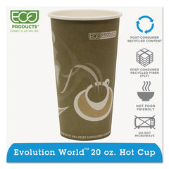 ECO PRODUCTS - Paper & Plastic Cups, Plates, Bowls & Utensils; Breakroom Accessory Type: Paper Cups ; Breakroom Accessory Description: Cups-Hot Drink; Paper ; Color: Multicolored - Exact Tooling