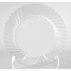 WNA - Paper & Plastic Cups, Plates, Bowls & Utensils; Breakroom Accessory Type: Plates ; Breakroom Accessory Description: Dinnerware-Plate; Plastic ; Color: Clear - Exact Tooling