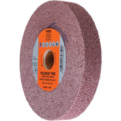 PFERD - Deburring Wheels; Wheel Type: Convolute ; Wheel Diameter (Inch): 6 ; Center Hole Size (Inch): 1 ; Abrasive Material: Aluminum Oxide ; Grade: Coarse ; Density Grade: Soft - Exact Tooling