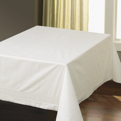 Hoffmaster - Tablecloths; Type: Table Cover ; Color: White ; Width (Inch): 82 ; Length (Inch): 82 ; Length (Feet): 6.833 ; Material: Tissue/Polyethylene - Exact Tooling