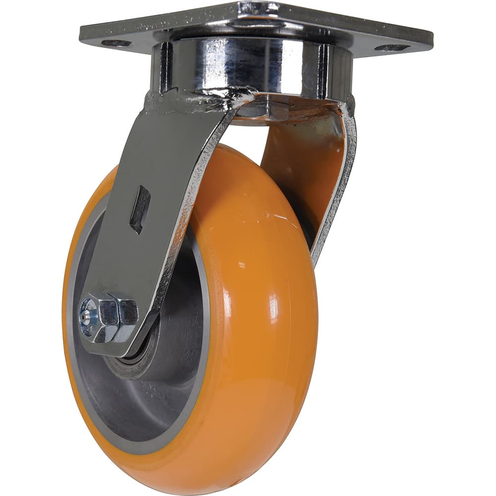 Vestil - Standard Casters; Mount: With Holes ; Style: Swivel ; Wheel Diameter: 6 (Inch); Wheel Width: 2 (Inch); Overall Height (Inch): 7-1/2 ; Load Capacity (Lb.): 1500.000 - Exact Tooling