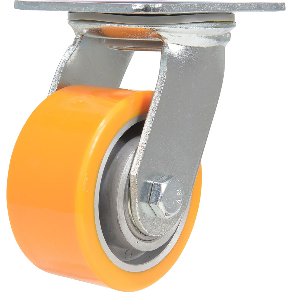 Vestil - Standard Casters; Mount: With Holes ; Style: Swivel ; Wheel Diameter: 4 (Inch); Wheel Width: 2 (Inch); Overall Height (Inch): 5-1/2 ; Load Capacity (Lb.): 660.000 - Exact Tooling