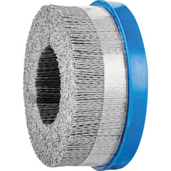 PFERD - Disc Brushes; Outside Diameter (Inch): 5 ; Grit: 120 ; Abrasive Material: Silicon Carbide ; Brush Type: Crimped ; Connector Type: Arbor ; Arbor Hole Size (Inch): 7/8 - Exact Tooling
