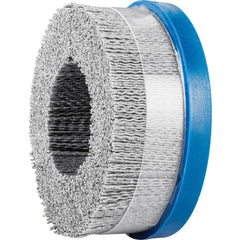 PFERD - Disc Brushes; Outside Diameter (Inch): 5 ; Grit: 80 ; Abrasive Material: Silicon Carbide ; Brush Type: Crimped ; Connector Type: Arbor ; Arbor Hole Size (Inch): 7/8 - Exact Tooling