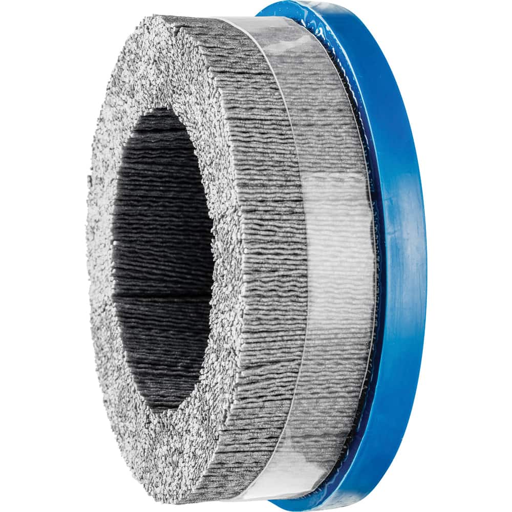PFERD - Disc Brushes; Outside Diameter (Inch): 6 ; Grit: 120 ; Abrasive Material: Silicon Carbide ; Brush Type: Crimped ; Connector Type: Arbor ; Arbor Hole Size (Inch): 7/8 - Exact Tooling