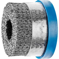 PFERD - Disc Brushes; Outside Diameter (Inch): 3 ; Grit: 120 ; Abrasive Material: Ceramic Oxide ; Brush Type: Crimped ; Connector Type: Arbor ; Arbor Hole Size (Inch): 7/8 - Exact Tooling