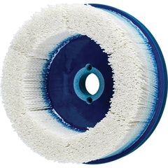 PFERD - Disc Brushes; Outside Diameter (Inch): 6 ; Grit: 80 ; Abrasive Material: Ceramic Oxide ; Brush Type: Crimped ; Connector Type: Arbor ; Arbor Hole Size (Inch): 7/8 - Exact Tooling