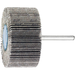 PFERD - Mounted Flap Wheels; Abrasive Type: Coated ; Outside Diameter (Inch): 1 ; Face Width (Inch): 1/2 ; Abrasive Material: Silicon Carbide ; Grit: 80 ; Mounting Type: 1/4" Shank - Exact Tooling