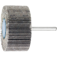 PFERD - Mounted Flap Wheels; Abrasive Type: Coated ; Outside Diameter (Inch): 1 ; Face Width (Inch): 1/2 ; Abrasive Material: Silicon Carbide ; Grit: 60 ; Mounting Type: 1/4" Shank - Exact Tooling