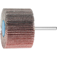 PFERD - Mounted Flap Wheels; Abrasive Type: Coated ; Outside Diameter (Inch): 2-1/2 ; Face Width (Inch): 1-1/2 ; Abrasive Material: Aluminum Oxide ; Grit: 40 ; Mounting Type: 1/4" Shank - Exact Tooling