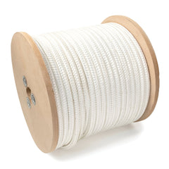 Mibro - Rope; Type: Double Braid ; Head/Holder Diameter (Inch): 1/2 ; Material: Polyester ; Load Capacity (Lb.): 895.000 ; Maximum Length: 275.00 ; Color: White - Exact Tooling
