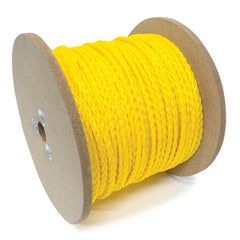 Mibro - Rope; Type: Barrier Rope ; Head/Holder Diameter (Inch): 5/16 ; Material: Polypropylene ; Load Capacity (Lb.): 135.000 ; Maximum Length: 600.00 ; Color: Yellow - Exact Tooling