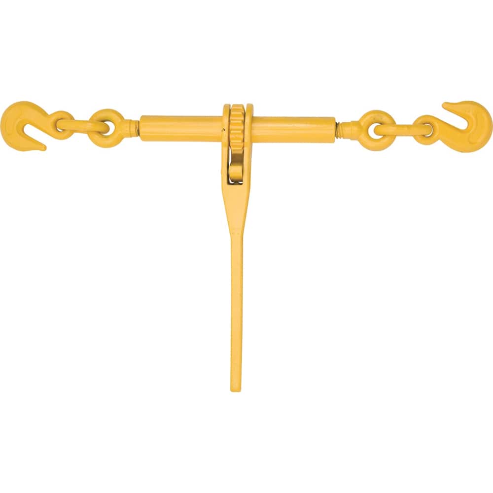 Mibro - Loadbinders; Type: Ratchet ; Maximum Chain Size (Inch): 5/16 ; Minimum Chain Size (Inch): 3/8 ; Load Capacity (Lb.): 5400.000 ; Take Up (Inch): 8 ; Material: Forged Steel - Exact Tooling