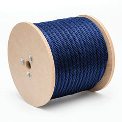 Mibro - Rope; Type: Solid Braid ; Head/Holder Diameter (Inch): 5/8 ; Material: Polypropylene ; Load Capacity (Lb.): 290.000 ; Maximum Length: 200.00 ; Color: Blue - Exact Tooling