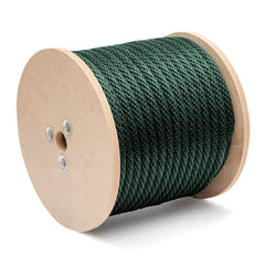 Mibro - Rope; Type: Solid Braid ; Head/Holder Diameter (Inch): 5/8 ; Material: Polypropylene ; Load Capacity (Lb.): 290.000 ; Maximum Length: 200.00 ; Color: Green - Exact Tooling