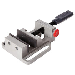Mibro - Drill Press Vises; Jaw Width (Inch): 2-3/4 ; Jaw Opening Capacity (Inch): 2-3/4 ; Orientation Type: Horizontal ; Base Motion Type: Stationary ; Spindle Operation Type: Standard ; Jaw Style: V-Groove - Exact Tooling