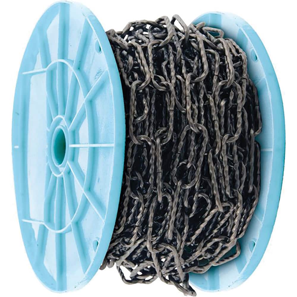 Mibro - Weldless Chain; Type: Decorative ; Load Capacity (Lb.): 55.000 ; Chain Diameter (Decimal Inch): 0.1600 ; Finish/Coating: Antique Brass ; Inside Length (Decimal Inch): 1.5700 - Exact Tooling